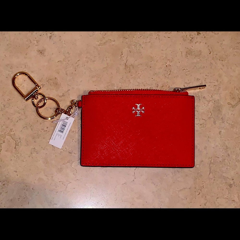 Tory Burch Keychain Coin/Card Wallet